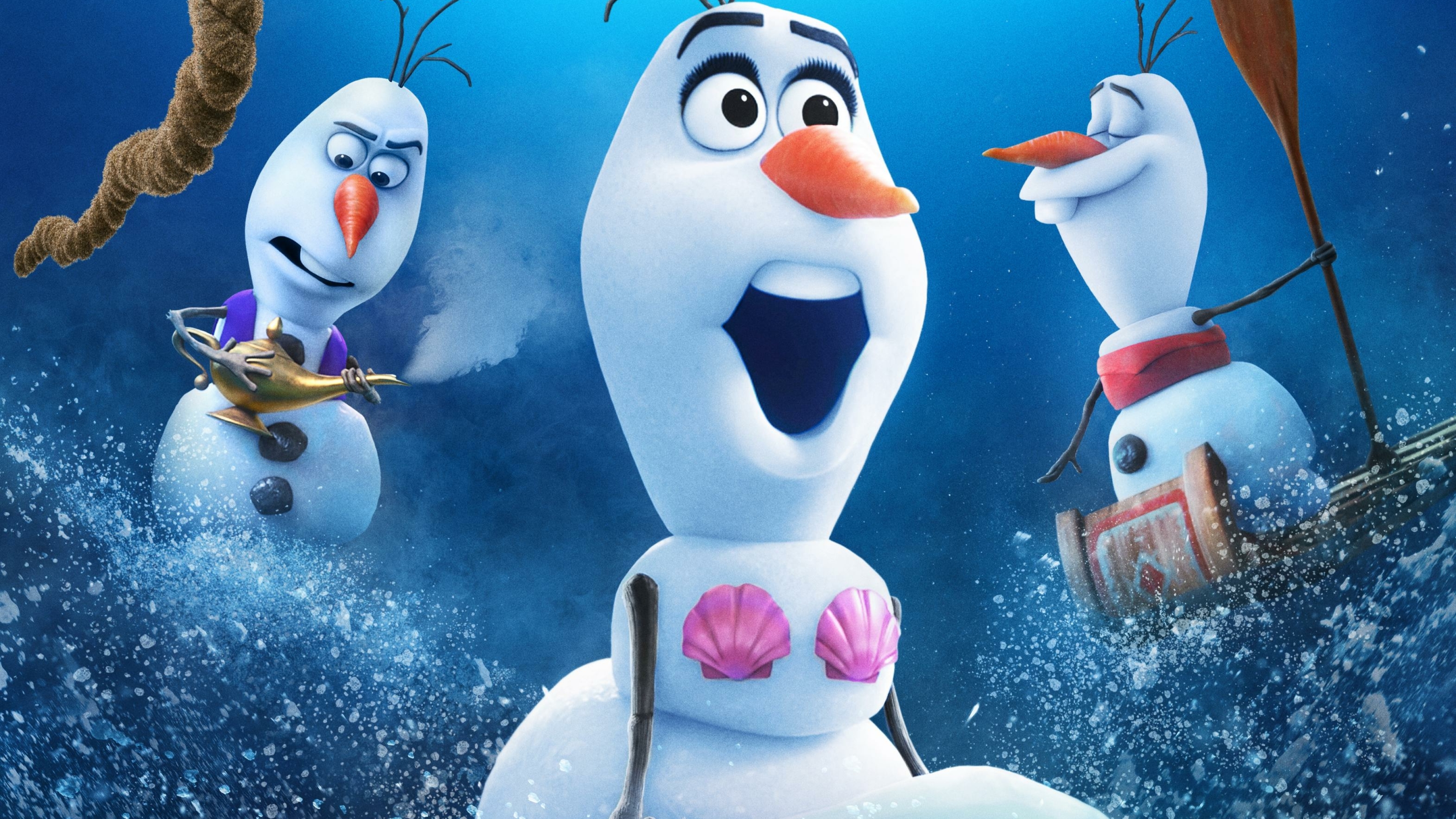 Olaf Frozen em 4K
